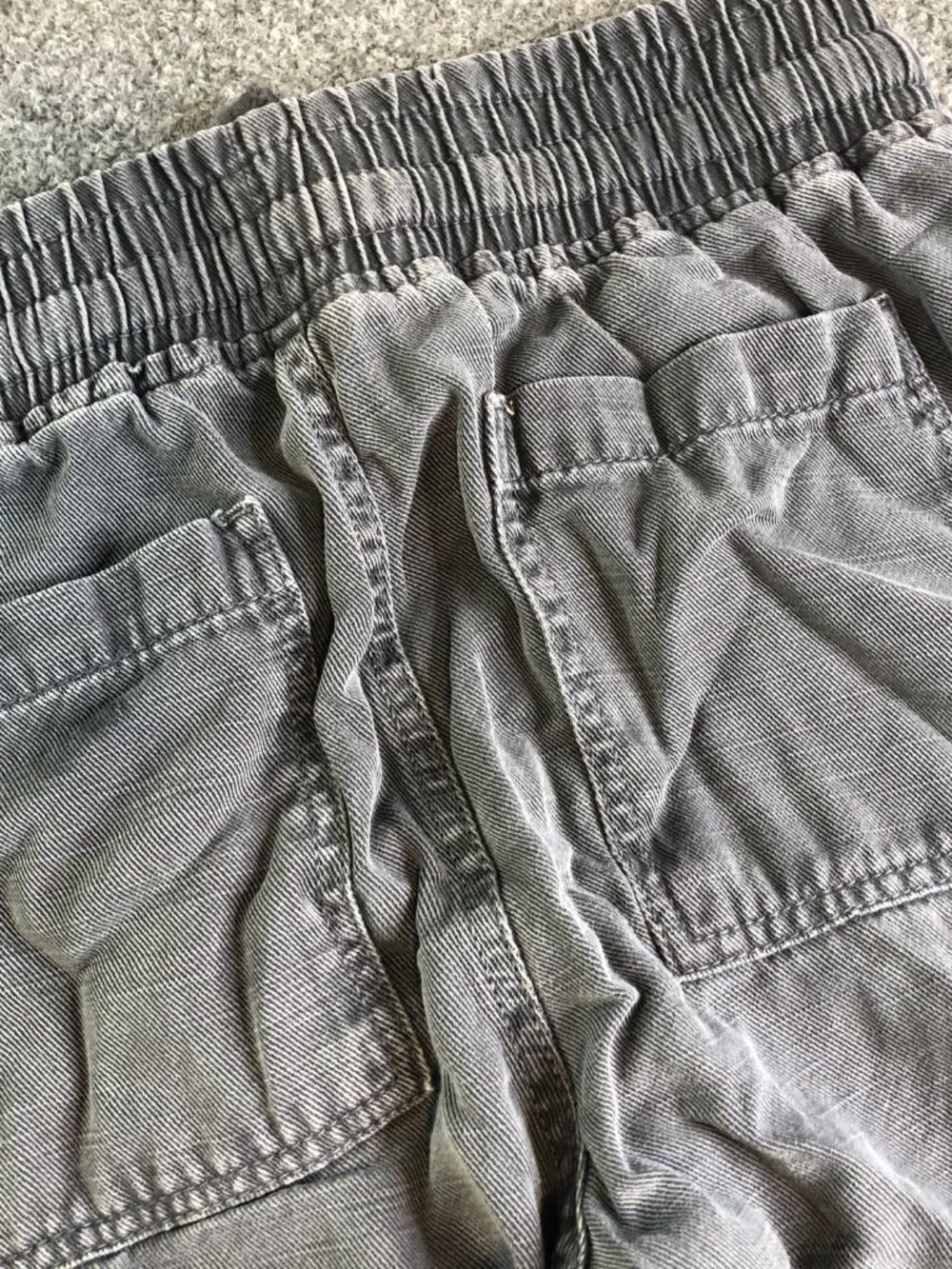 Zara Pants Mens Small Blue Lounge Cotton Lyocell Drawstring Pockets Jogger - Picture 10 of 11